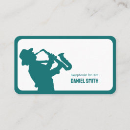 Saxophonist Visitenkarte