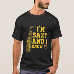Saxophonmusiker Musikinstrument Jazzband Sa T-Shirt