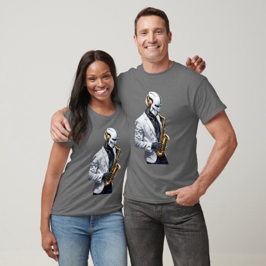 Saxophonroboter T-Shirt (Unisex)