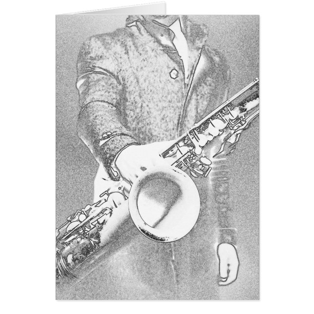 Saxophonspieler (Vorne)