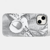 Saxophonspieler Case-Mate iPhone Hülle (Rückseite (Horizontal))
