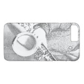 Saxophonspieler Case-Mate iPhone Hülle (Rückseite (Horizontal))