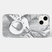 Saxophonspieler Case-Mate iPhone Hülle (Rückseite (Horizontal))