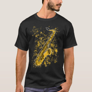 Saxophonspieler Saxophonist Holzbläserlehrer T-Shirt