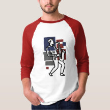 Saxophonspieler-T-Shirt | Geschenk für Jazz-Musike