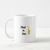 Saxverlust mit Saxophon Kaffeetasse (Links)