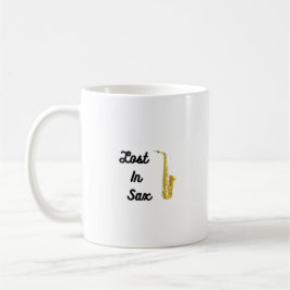 Saxverlust mit Saxophon Kaffeetasse