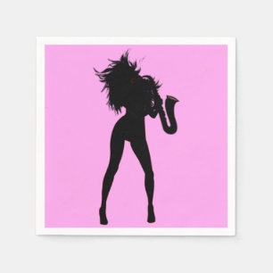 Saxy Lady Art Serviette