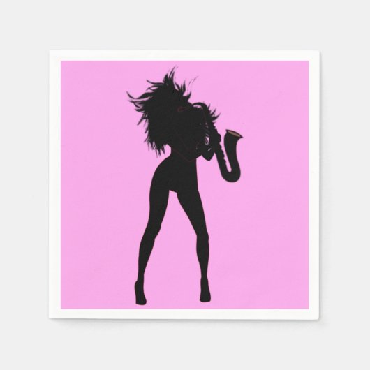 Saxy Lady Art Serviette (Vorderseite)