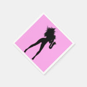 Saxy Lady Art Serviette (Ecke)