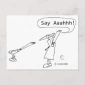 Say Ahhh Postkarte (Vorderseite)