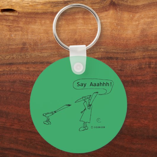 Say Ahhh Schlüsselanhänger (Rückseite)