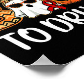 Say Boo to Drugs Red Ribbon Woche Bewusstsein Funn Poster (Ecke)