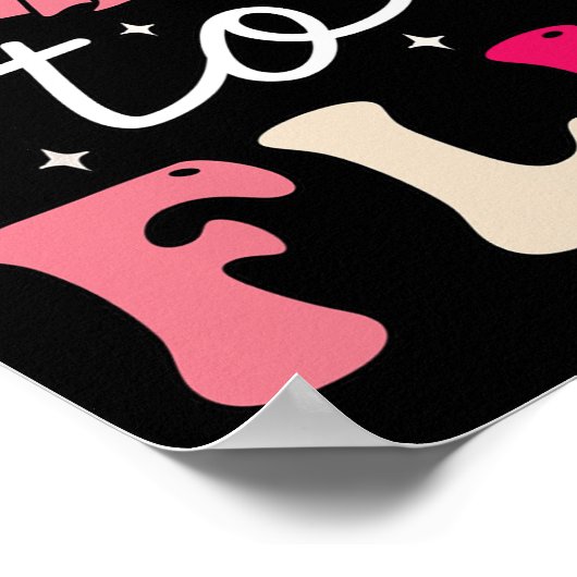 Say Boo to the Flu Shot Vaccine Funny Halloween Gh Poster (Ecke)