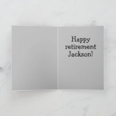 Say Buck it Retirement Karte (Innenseite)