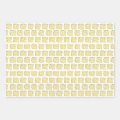 Say Cheese Brie Mozzarella Swiss Cheese Wedges Geschenkpapier Set (Vorderseite 3)