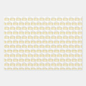 Say Cheese Brie Mozzarella Swiss Cheese Wedges Geschenkpapier Set (Vorderseite)