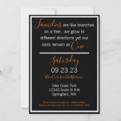 "Say Cheese" Foto Familienschiff Shoot Einladung (Rückseite)