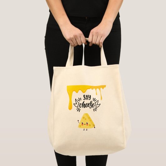 Say Cheese Grocery Tote Bag Tragetasche