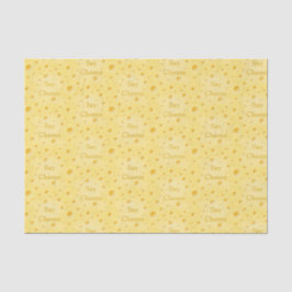 "Say Cheese" Holey Swiss Cheese Customizable Seidenpapier