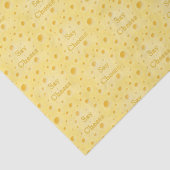 "Say Cheese" Holey Swiss Cheese Customizable Seidenpapier (Ausschnitt)