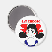 Say Cheese Magnet (Vorderseite/Rückseite)