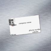 Say Cheese Magnetische Visitenkarte (Beispiel)