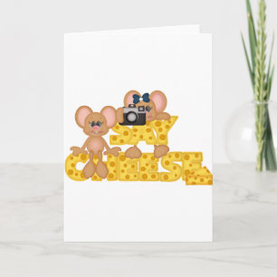 Say Cheese Mouse Karte