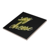 Say Cheese Neon Lights Fliese (Seite)