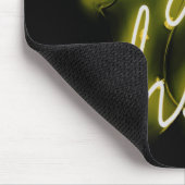 Say Cheese Neon Lights Mousepad (Ecke)