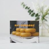 Say Cheese Postcard Postkarte (Stehend Vorderseite)