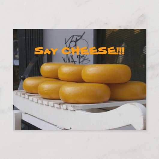 Say Cheese Postcard Postkarte (Vorderseite)
