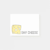 Say Cheese Swiss Wedge Holey Feinschmecker Post-it Klebezettel (Vorderseite)