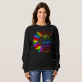 Say Gay Protect Trans Kids Read Banned Books LGBT  Sweatshirt (Vorne ganz)