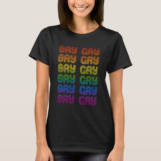 SAY GAY T - SHIRT (Vorderseite)