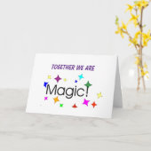 SAY GLÜCKLICH JAHRESZEITRAUM MIT DEM MAGIC DER LIE KARTE (Gelbe Blume)