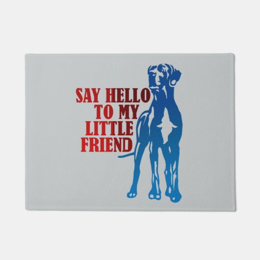 Say hello Doormat Fußmatte (Vorderseite)