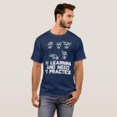 Say Hi Im Learning ASL Sign Language T-Shirt (Vorne ganz)