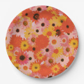 "Say it in Flowers" Paper Plate Pappteller (Vorderseite)