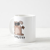 Say Mutt Funny Cool Dog Pub Kaffeetasse (Vorderseite Links)