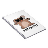 Say Mutt Funny Cool Dog Pub Notizblock (Rechte Seite)