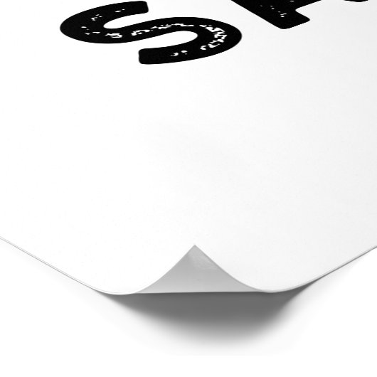 Say Mutt Funny Cool Dog Pub Poster (Ecke)