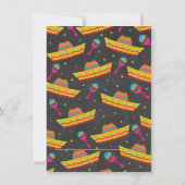 Say Queso Mexican Fiesta Party Einladung (Rückseite)