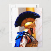 Say the Word Matthew 8:8 Roman Centurion Art Post  Postkarte (Vorne/Hinten)