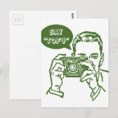 Say Tofu Postkarte (Vorne/Hinten)