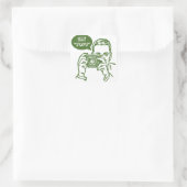 Say Tofu Quadratischer Aufkleber (Tasche)