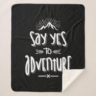 Say Yes to Adventure Camping Wandern - Wandergesch Sherpadecke