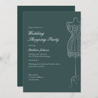 Say Yes to Dress Bridesmaid Shopping Party Einladung