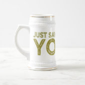Say YO Tasse - wählen Sie Stil & Farbe (Links)