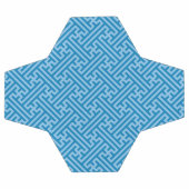 Sayagata Muster, Japanisch, Blau und Baby Blue Fußball (Flach)